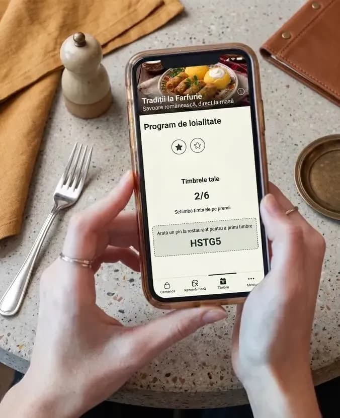 Program de fidelizare pentru restaurante